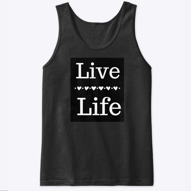 Live Life White/Black