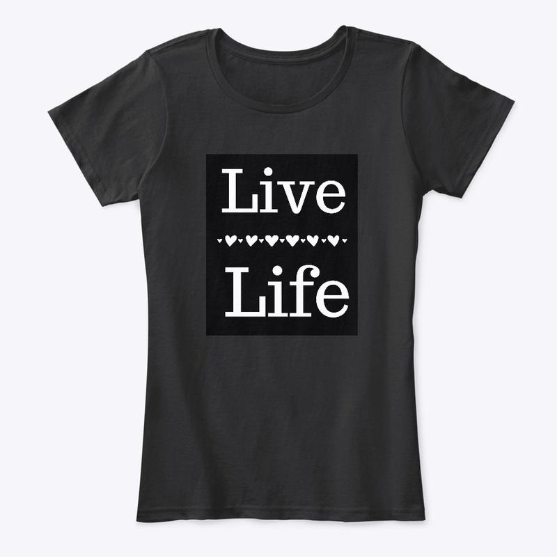 Live Life White/Black